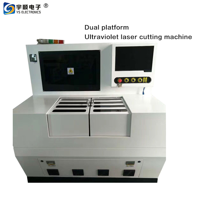 Ultraviolet laser cutting machine double platform PCB laser cutting equipment